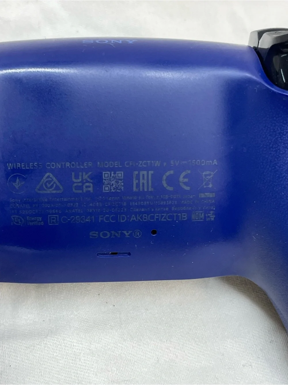 Sony DualSense Wireless PS 5 Controller in Metallic Blue and Black